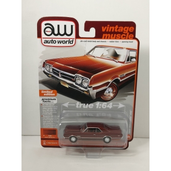 Auto World 1:64 Oldsmobile 442 1966 autumn bronze